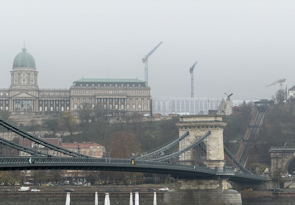 Chain bridge in Budapest